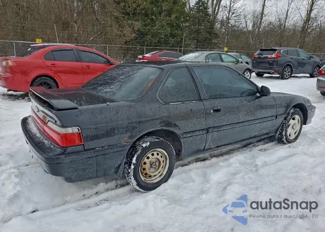 1991 Honda Prelude Si Alb from USA, damaged, VIN JHMBA4157MC013709
